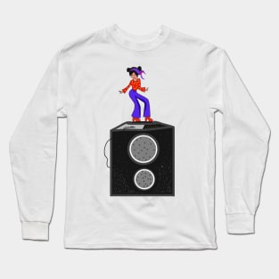 Dj Girl Long Sleeve T-Shirt